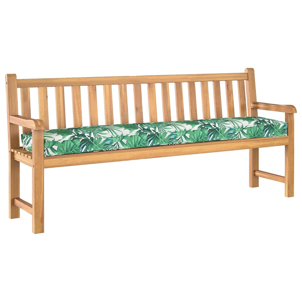 Palettenkissen Floral Blattmuster 200 x 40 x 8 cm Oxford Stoff