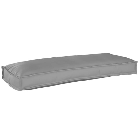 Pallet Kissen Set 2 pcs Grau 100 x 40 x 8 cm Oxford Stoff