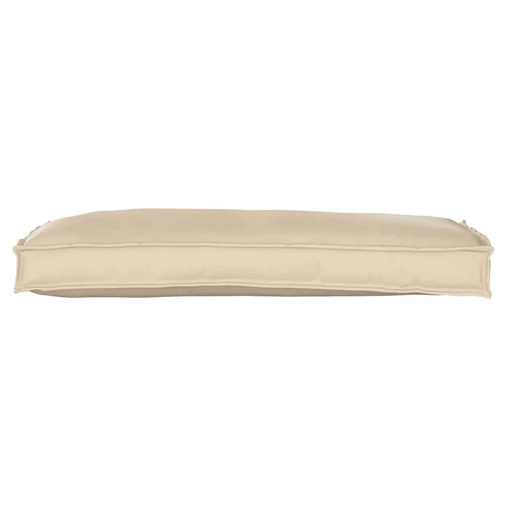 Pallet Kissen Set 2 pcs Beige 100 x 40 x 8 cm Oxford Stoff