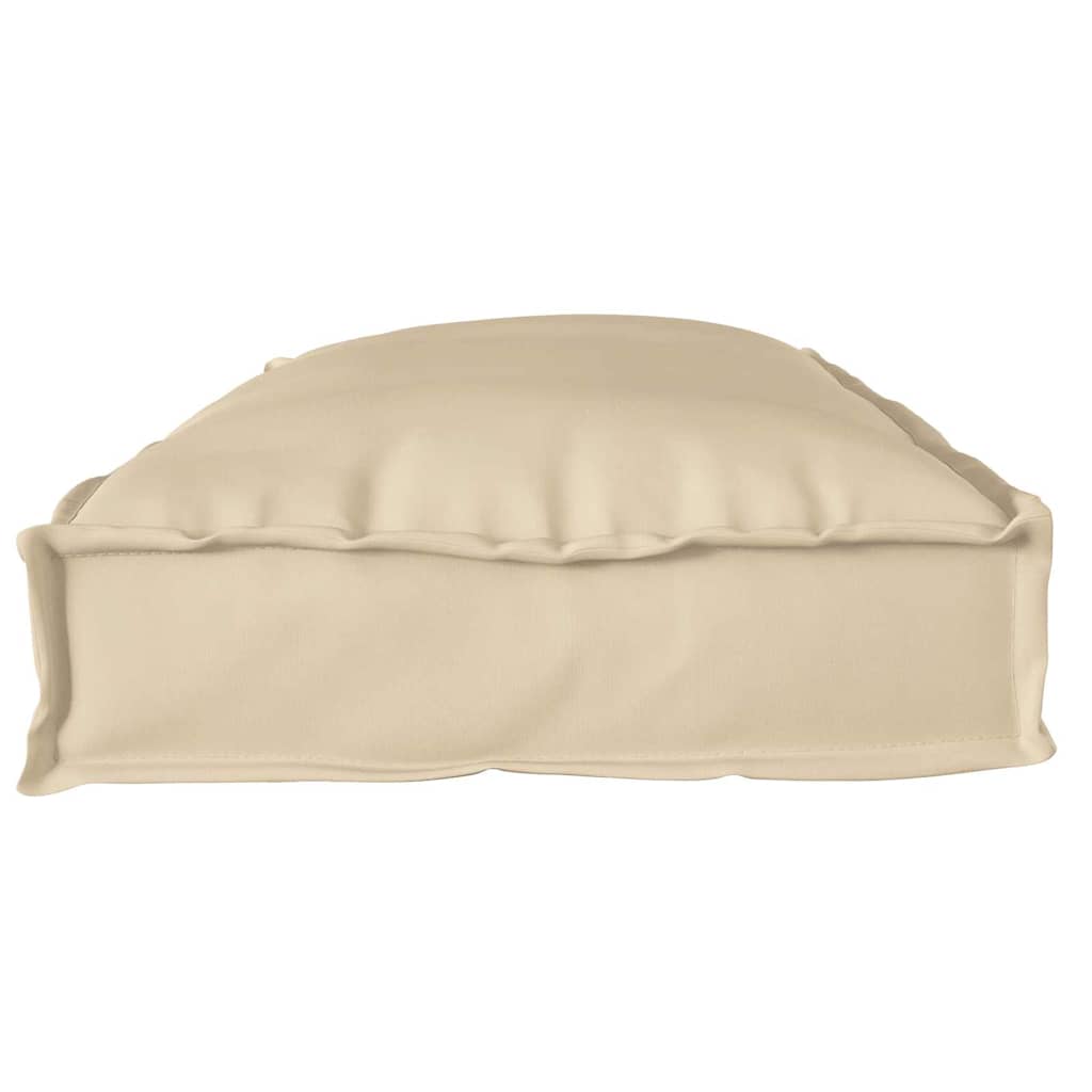 Pallet Kissen Set 2 pcs Beige 100 x 40 x 8 cm Oxford Stoff