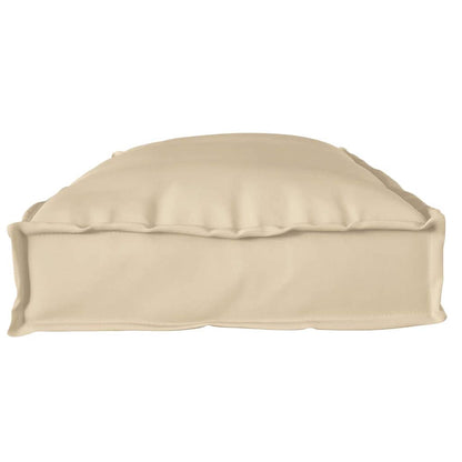 Pallet Kissen Set 2 pcs Beige 100 x 40 x 8 cm Oxford Stoff