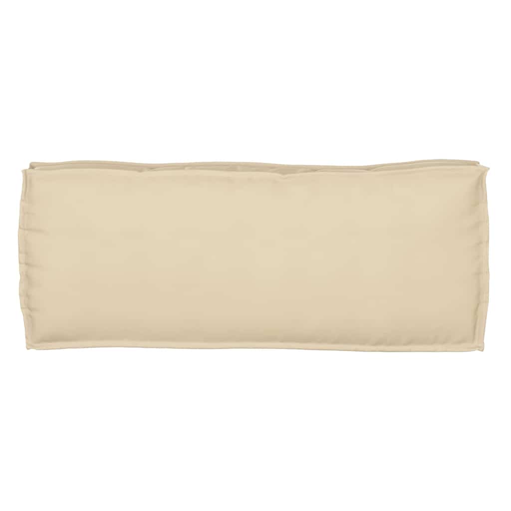 Pallet Kissen Set 2 pcs Beige 100 x 40 x 8 cm Oxford Stoff