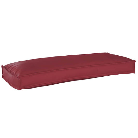 Pallet Kissen Set 2 pcs Weinrot 100 x 40 x 8 cm Oxford Stoff