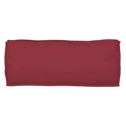 Pallet Kissen Set 2 pcs Weinrot 100 x 40 x 8 cm Oxford Stoff