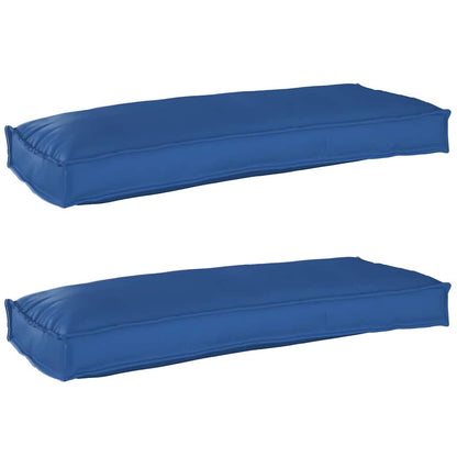 Pallet Kissen Set 2 pcs Königsblau 100 x 40 x 8 cm Oxford Stoff
