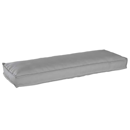 Pallet Kissen Set 2 pcs Grau 120 x 40 x 8 cm Oxford Stoff