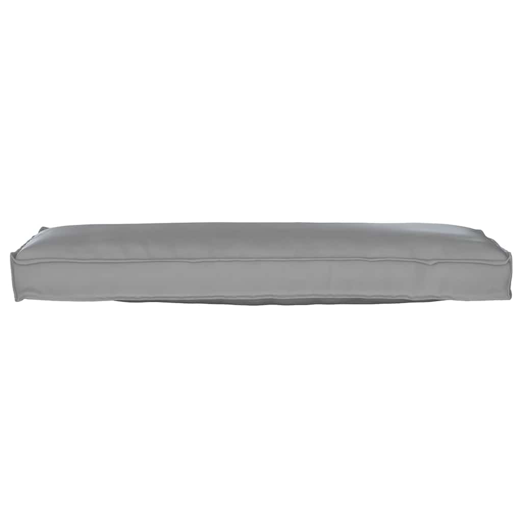 Pallet Kissen Set 2 pcs Grau 120 x 40 x 8 cm Oxford Stoff