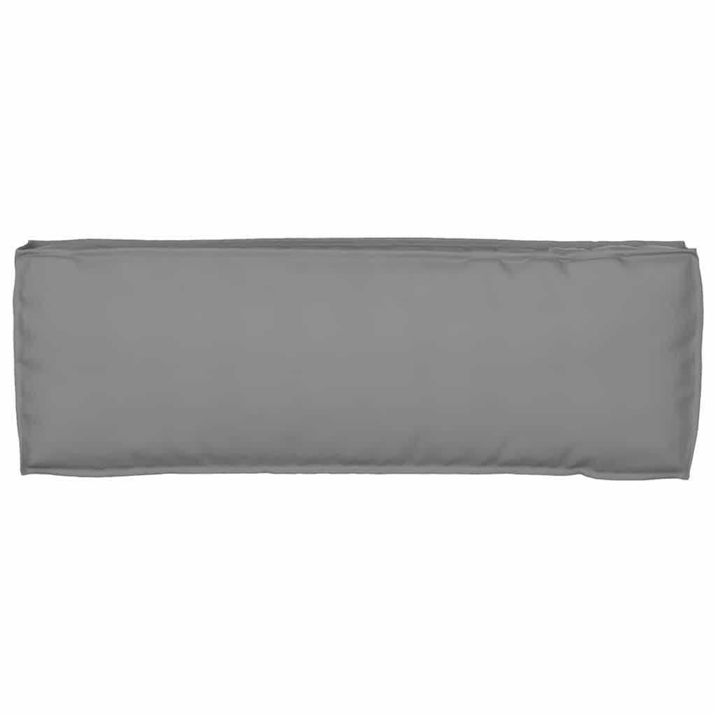 Pallet Kissen Set 2 pcs Grau 120 x 40 x 8 cm Oxford Stoff