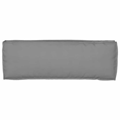Pallet Kissen Set 2 pcs Grau 120 x 40 x 8 cm Oxford Stoff