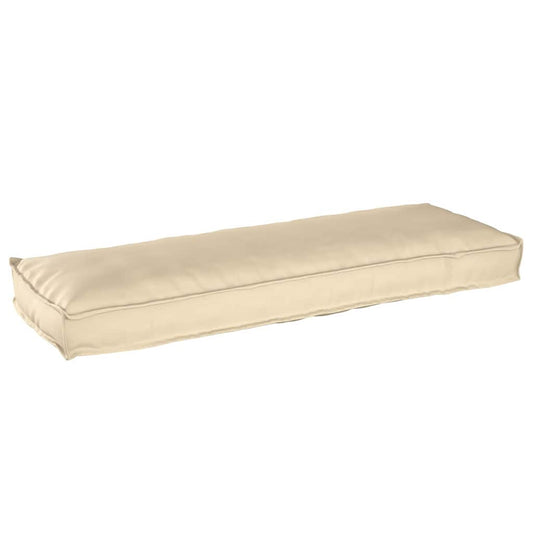 Pallet Kissen Set 2 pcs Beige 120 x 40 x 8 cm Oxford Stoff