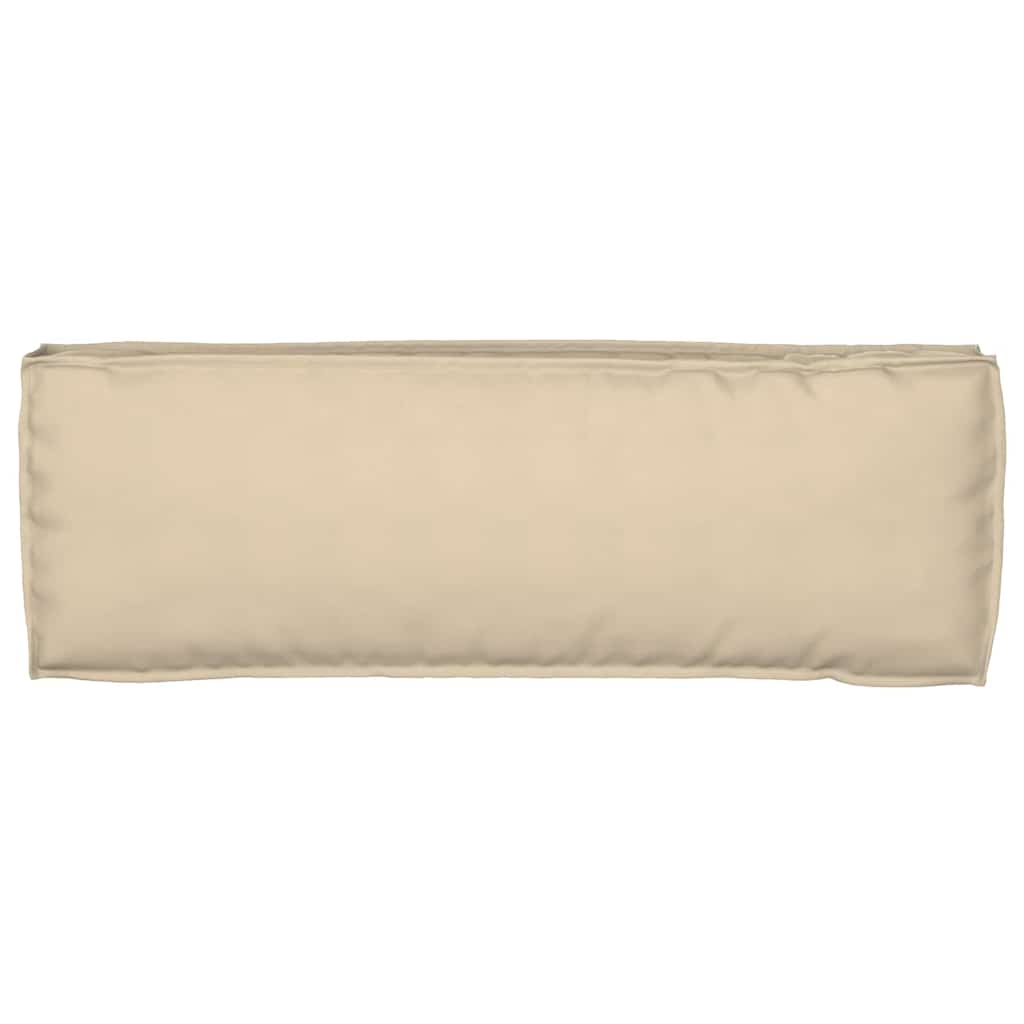 Pallet Kissen Set 2 pcs Beige 120 x 40 x 8 cm Oxford Stoff