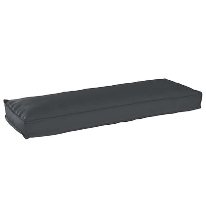 Pallet Kissen Set 2 pcs Schwarz 120 x 40 x 8 cm Oxford Stoff