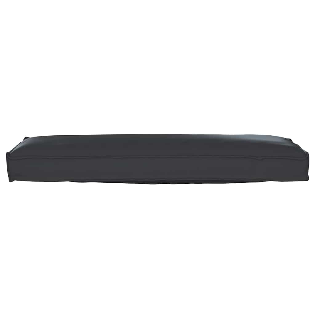 Pallet Kissen Set 2 pcs Schwarz 120 x 40 x 8 cm Oxford Stoff