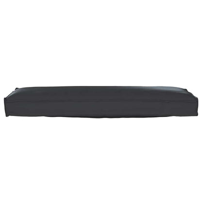 Pallet Kissen Set 2 pcs Schwarz 120 x 40 x 8 cm Oxford Stoff