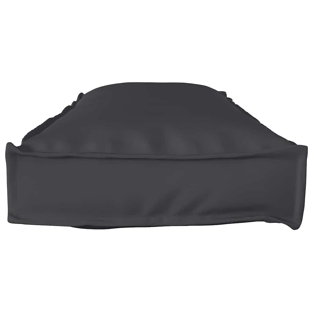 Pallet Kissen Set 2 pcs Schwarz 120 x 40 x 8 cm Oxford Stoff