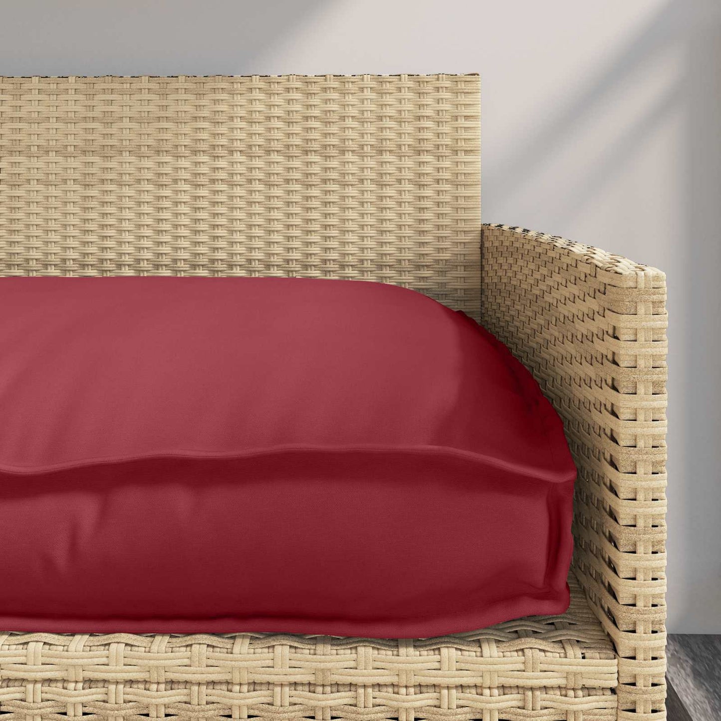 Pallet Kissen Set 2 pcs Grau 150 x 40 x 8 cm Oxford-Stoff