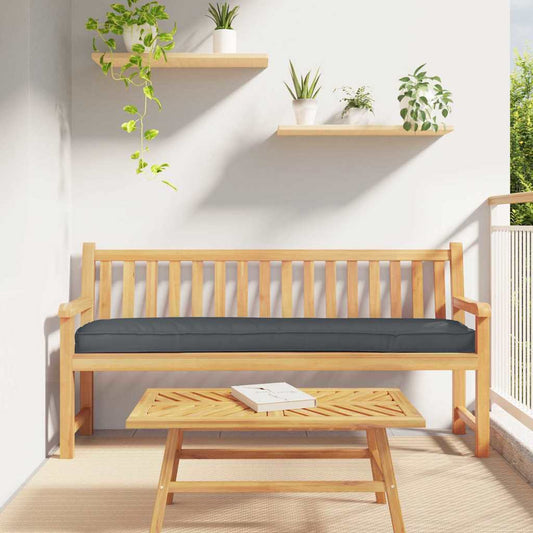 Pallet Kissen Set 2 pcs Anthrazit 180 x 40 x 8 cm Oxford Stoff