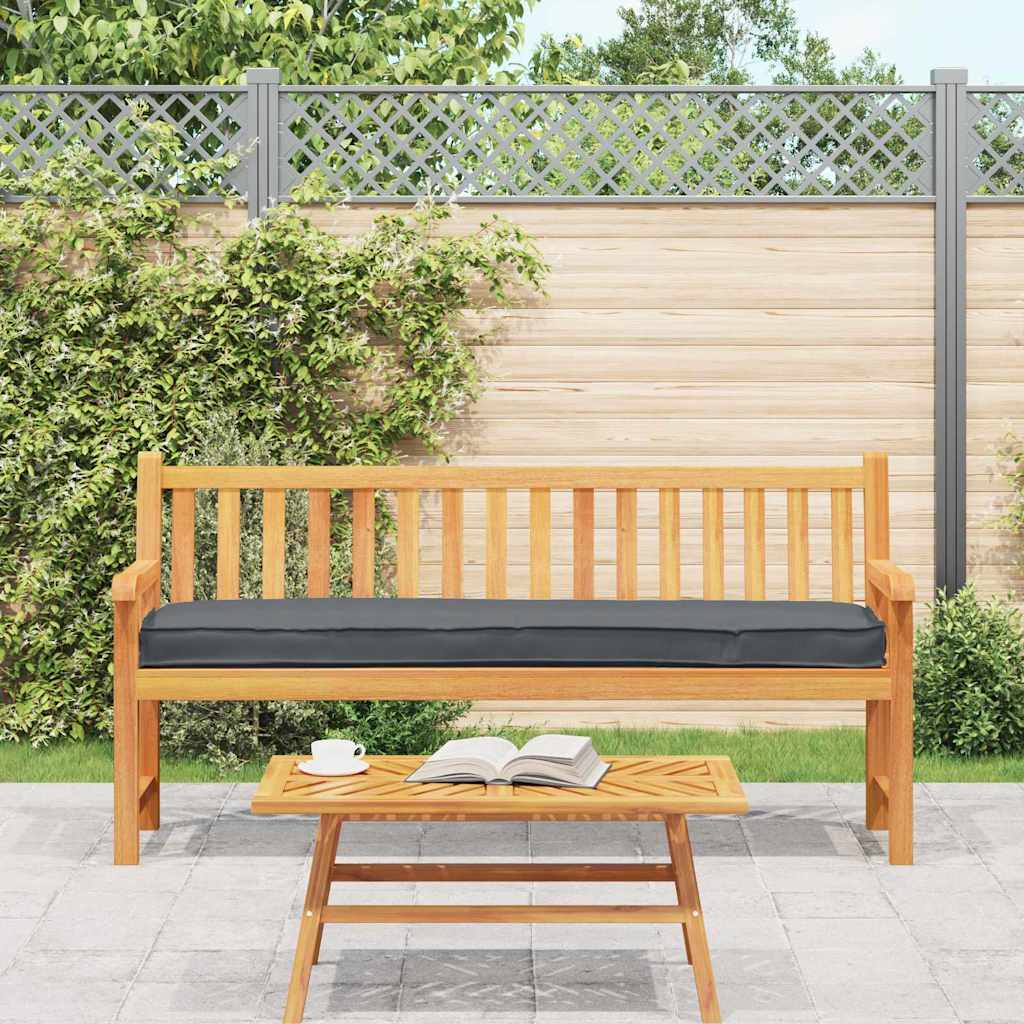 Pallet Kissen Set 2 pcs Anthrazit 180 x 40 x 8 cm Oxford Stoff