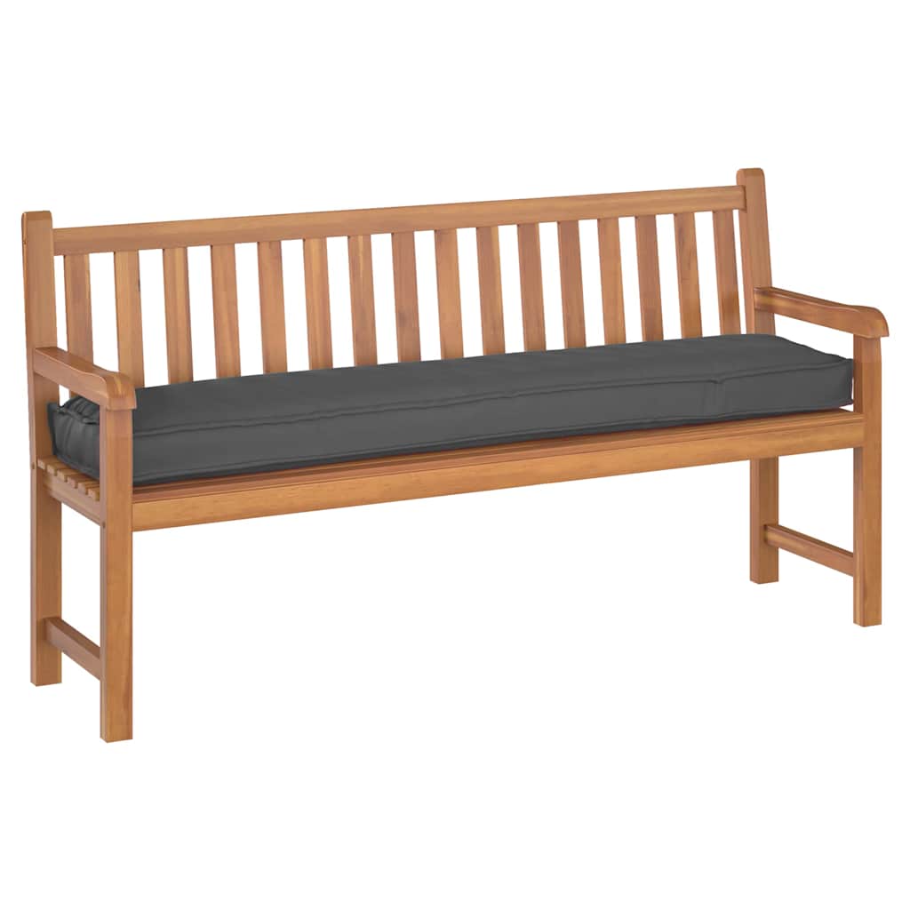Pallet Kissen Set 2 pcs Anthrazit 180 x 40 x 8 cm Oxford Stoff