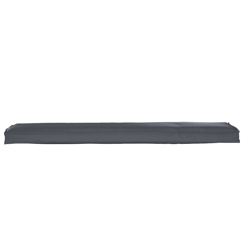Pallet Kissen Set 2 pcs Anthrazit 180 x 40 x 8 cm Oxford Stoff