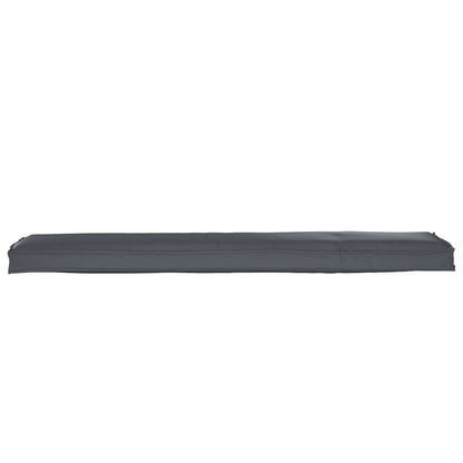 Pallet Kissen Set 2 pcs Anthrazit 180 x 40 x 8 cm Oxford Stoff
