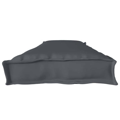 Pallet Kissen Set 2 pcs Anthrazit 180 x 40 x 8 cm Oxford Stoff