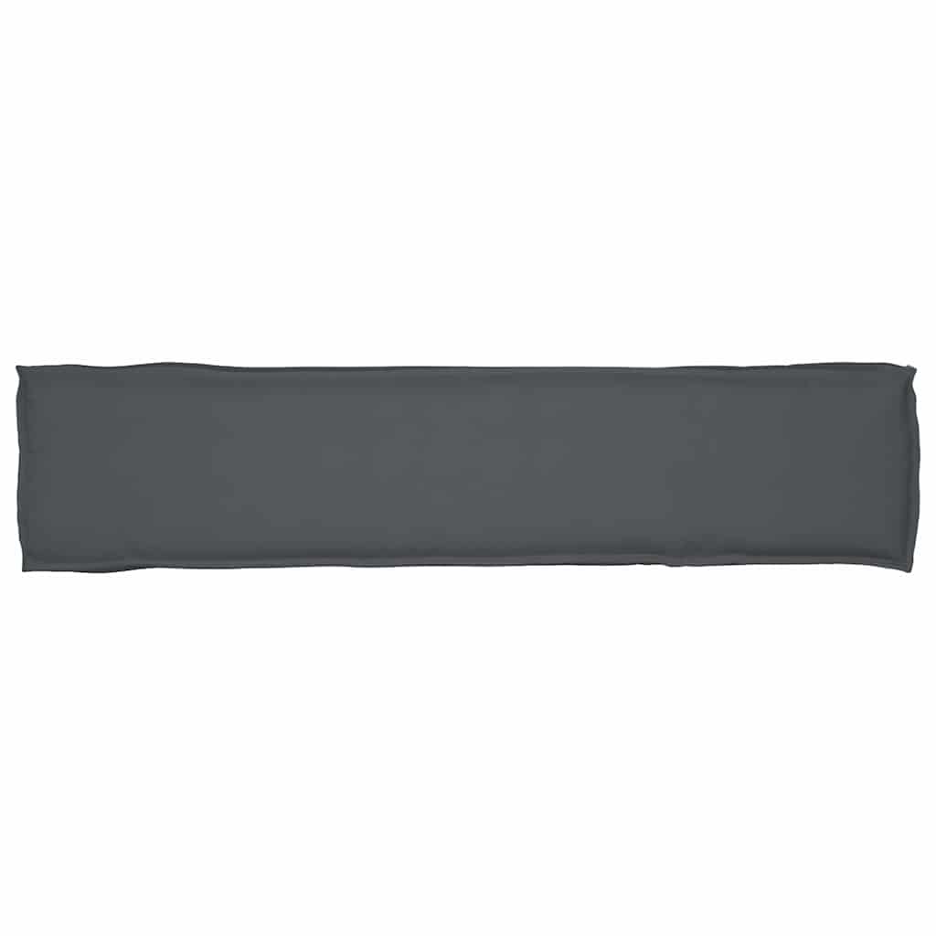 Pallet Kissen Set 2 pcs Anthrazit 180 x 40 x 8 cm Oxford Stoff