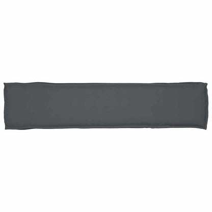 Pallet Kissen Set 2 pcs Anthrazit 180 x 40 x 8 cm Oxford Stoff