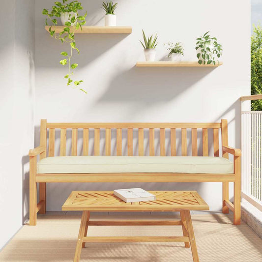 Pallet Kissen Set 2 pcs Creme 180 x 40 x 8 cm Oxford Stoff