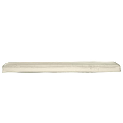 Pallet Kissen Set 2 pcs Creme 180 x 40 x 8 cm Oxford Stoff