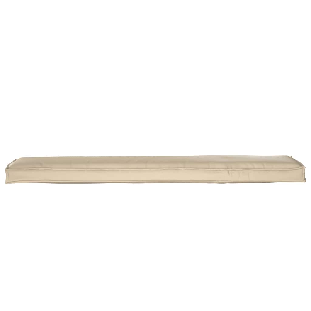 Pallet Kissen Set 2 pcs Beige 180 x 40 x 8 cm 100% Polyester