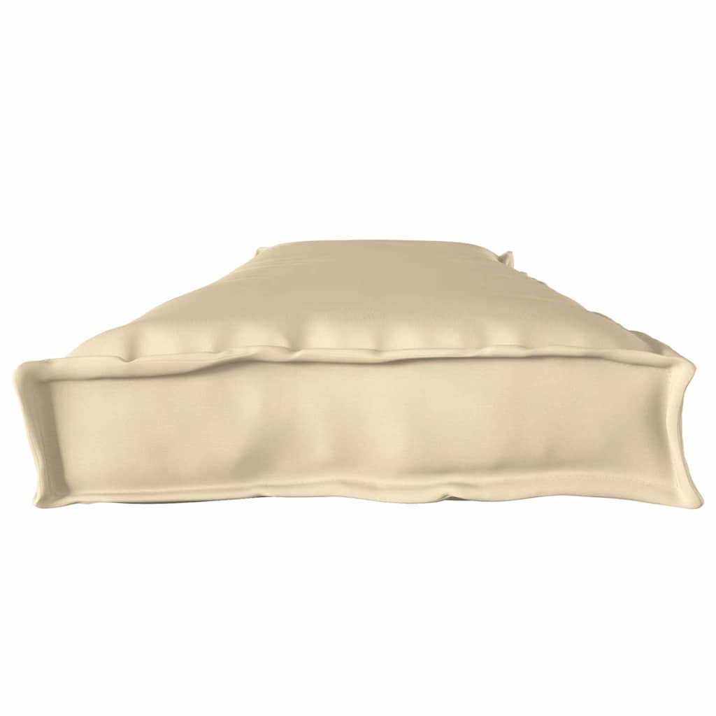 Pallet Kissen Set 2 pcs Beige 180 x 40 x 8 cm 100% Polyester