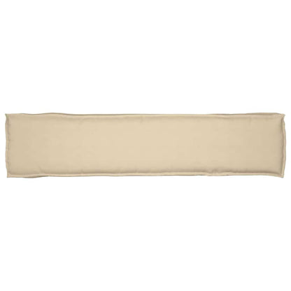 Pallet Kissen Set 2 pcs Beige 180 x 40 x 8 cm 100% Polyester