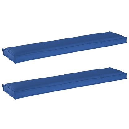 Pallet Kissen Set 2 pcs Königsblau 180 x 40 x 8 cm Oxford Stoff