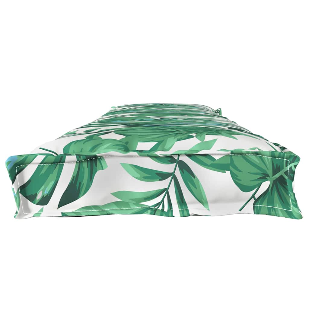 Pallet Kissen Set Floral 2 pcs Blattmuster 180 x 40 x 8 cm