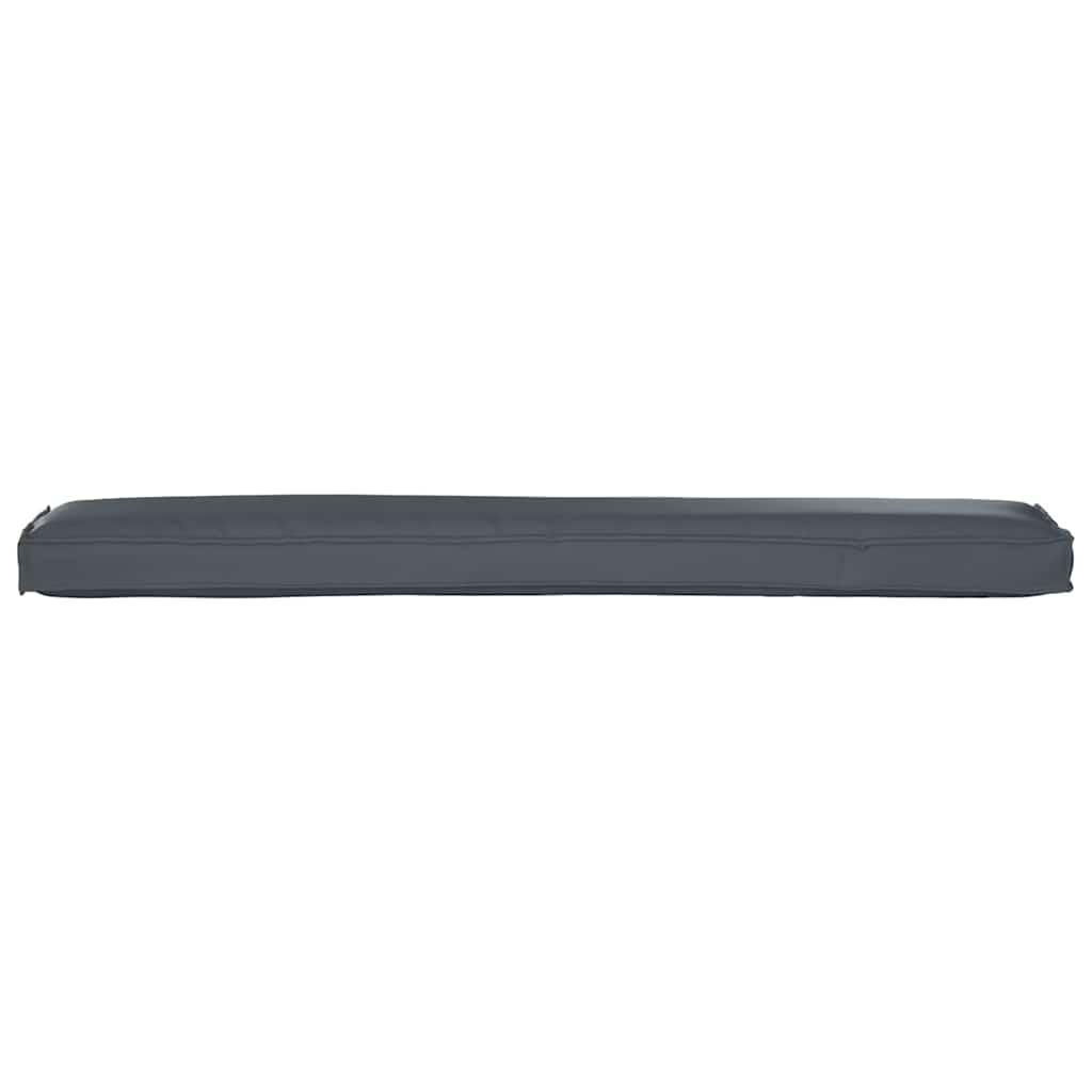Pallet Kissen Set 2 pcs Anthrazit 200 x 40 x 8 cm Oxford Stoff