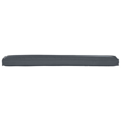 Pallet Kissen Set 2 pcs Anthrazit 200 x 40 x 8 cm Oxford Stoff