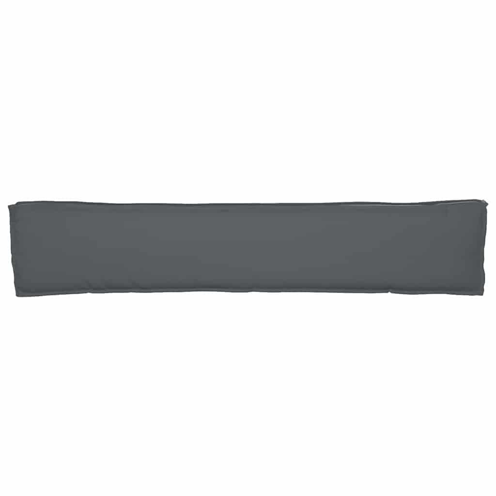 Pallet Kissen Set 2 pcs Anthrazit 200 x 40 x 8 cm Oxford Stoff