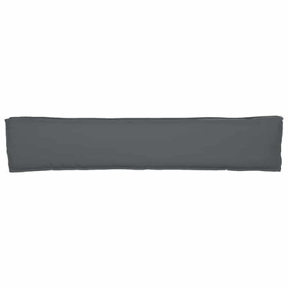 Pallet Kissen Set 2 pcs Anthrazit 200 x 40 x 8 cm Oxford Stoff