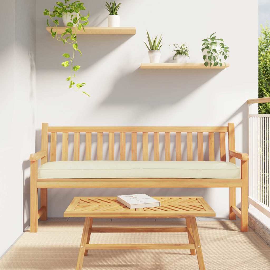 Pallet Kissen Set 2 pcs Creme 200 x 40 x 8 cm Oxford Stoff
