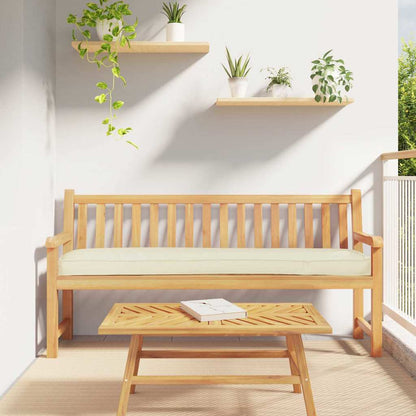 Pallet Kissen Set 2 pcs Creme 200 x 40 x 8 cm Oxford Stoff