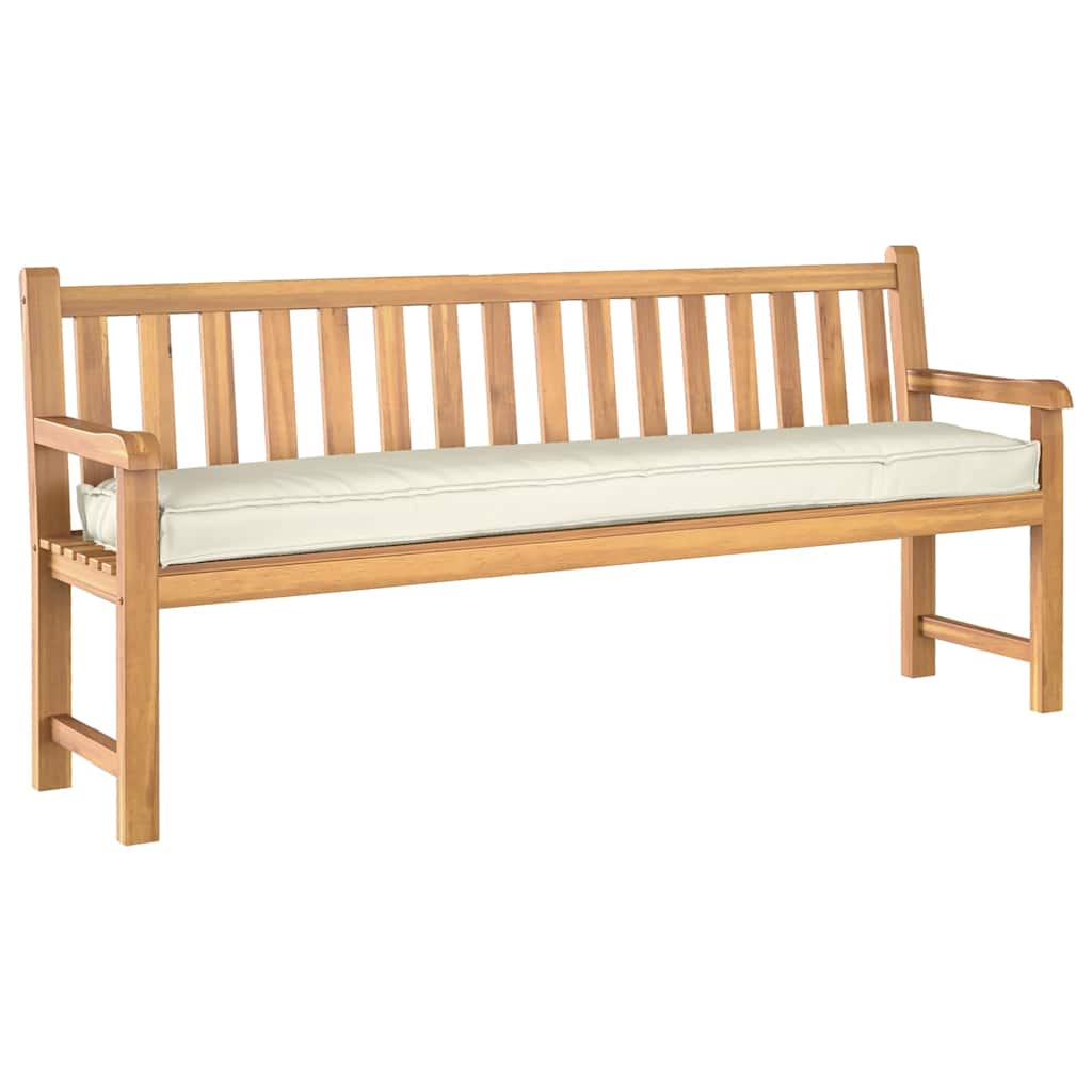 Pallet Kissen Set 2 pcs Creme 200 x 40 x 8 cm Oxford Stoff