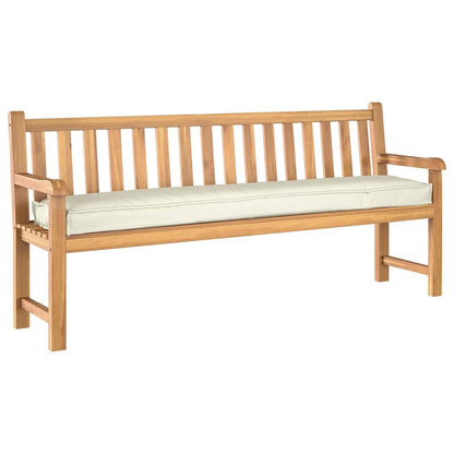 Pallet Kissen Set 2 pcs Creme 200 x 40 x 8 cm Oxford Stoff