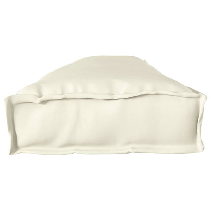 Pallet Kissen Set 2 pcs Creme 200 x 40 x 8 cm Oxford Stoff