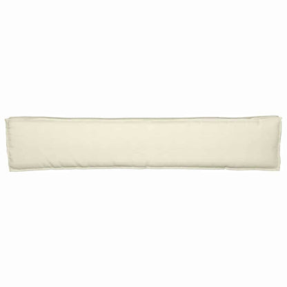 Pallet Kissen Set 2 pcs Creme 200 x 40 x 8 cm Oxford Stoff