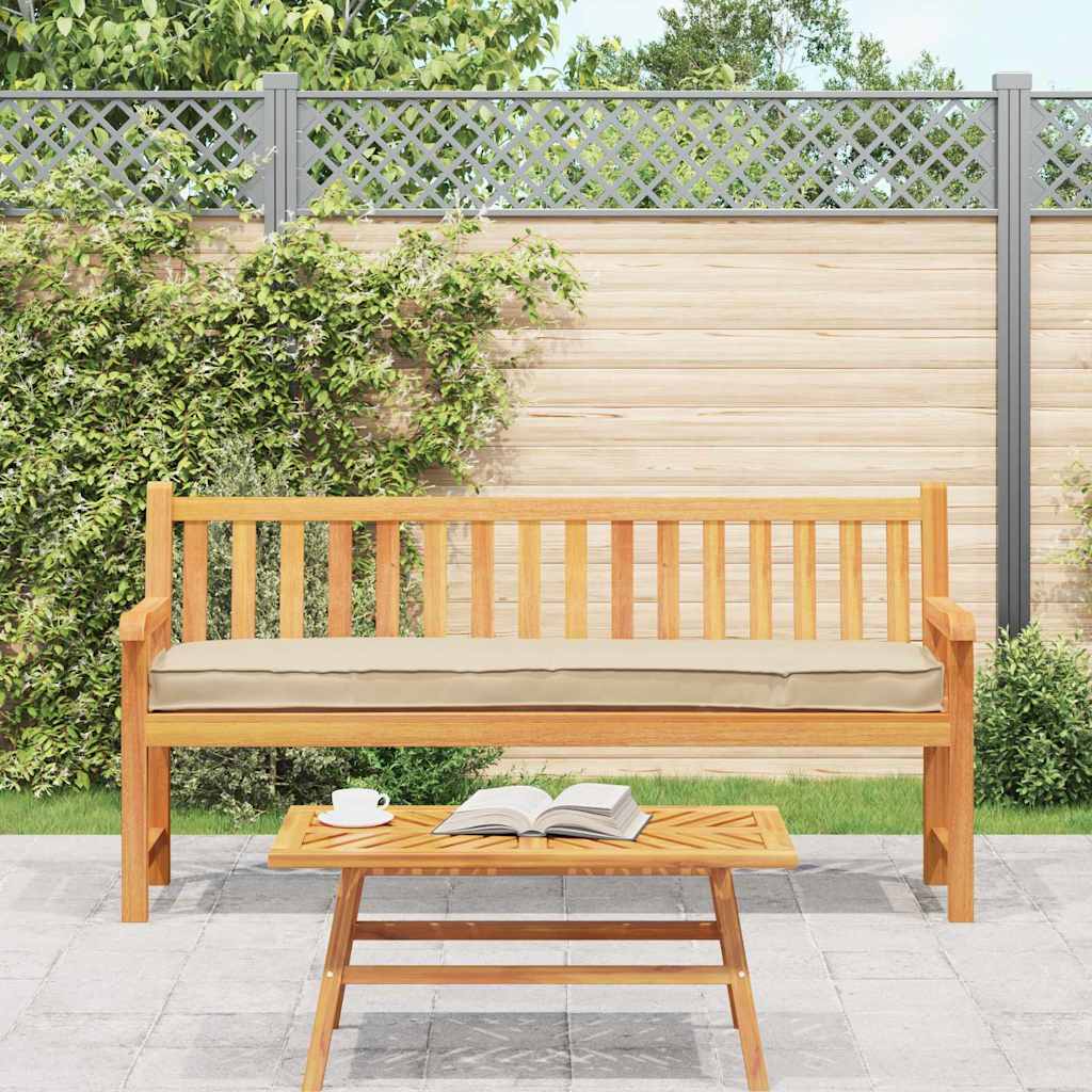 Pallet Kissen Set 2 pcs Beige 200 x 40 x 8 cm Oxford Stoff
