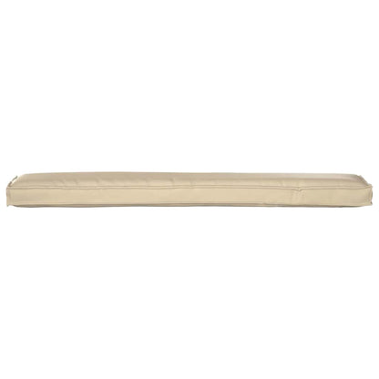 Pallet Kissen Set 2 pcs Beige 200 x 40 x 8 cm Oxford Stoff