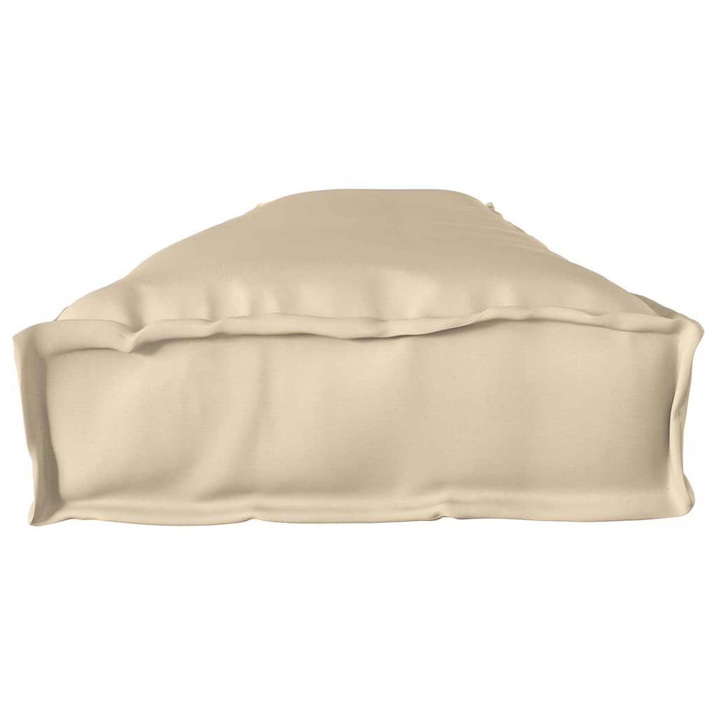 Pallet Kissen Set 2 pcs Beige 200 x 40 x 8 cm Oxford Stoff