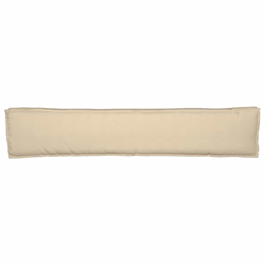 Pallet Kissen Set 2 pcs Beige 200 x 40 x 8 cm Oxford Stoff