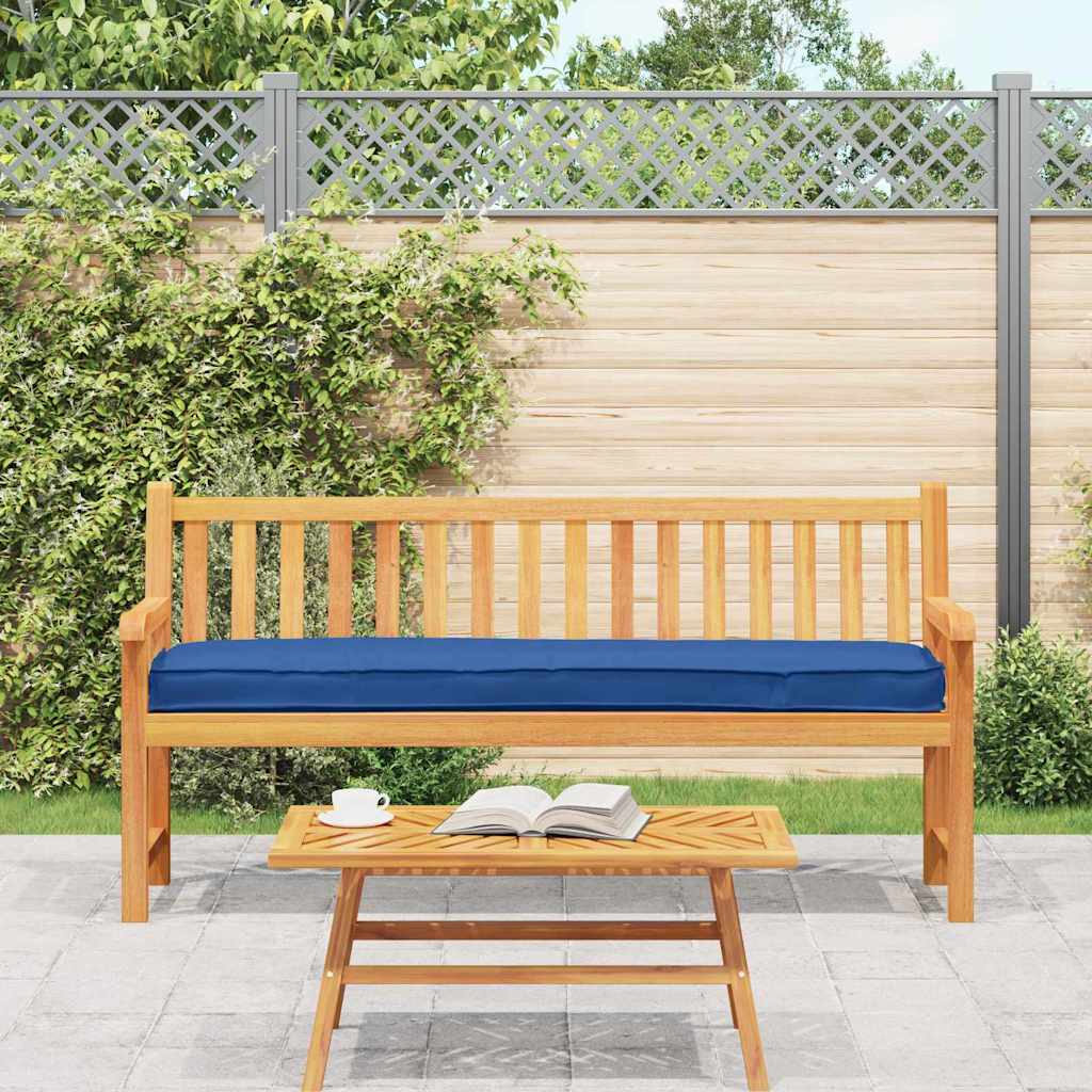 Pallet Kissen Set 2 pcs Königsblau 200 x 40 x 8 cm Oxford Stoff